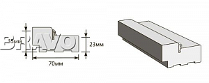 Товар Коробка 2100x70x35 (у,п) BRK174