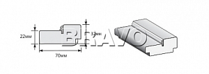 Товар Коробка для полотна: 200x90 Правая BRK5529