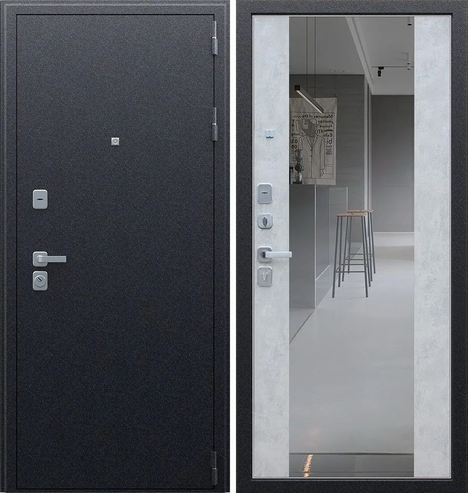 Фото Дверь Спартак Б с зеркалом DIS006674