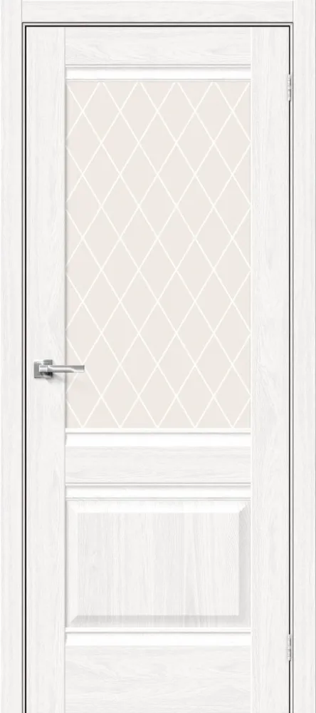Межкомнатная дверь Прима-3 White Dreamline BR4107