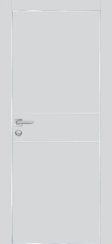 Фото Межкомнатная дверь PX-15  AL кромка с 4-х ст. Сапфир матовый